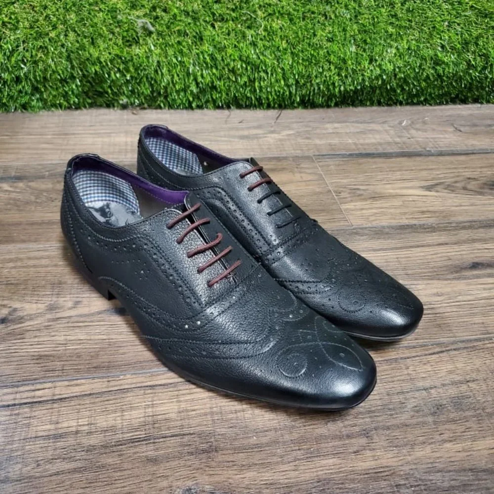 Ted Baker Black 'Cirek' Smart Lace Up Brogue